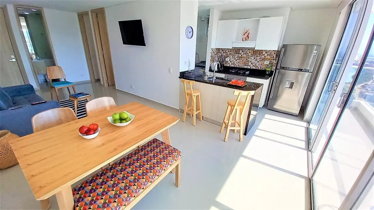 P18 2Bd 2Ba Brand New! 8 Blocks To Old City Steps To The Beach Cartagena Apartment