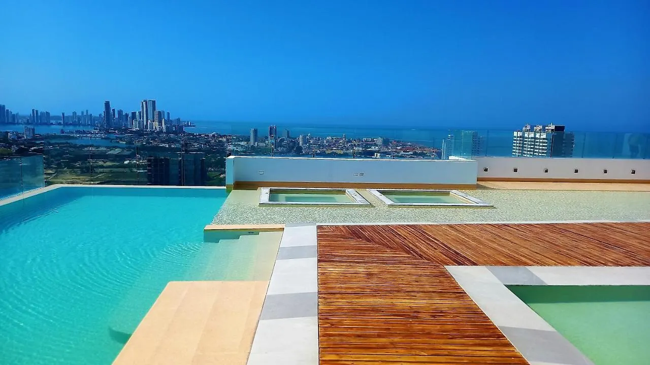 P18 2Bd 2Ba Brand New! 8 Blocks To Old City Steps To The Beach Cartagena Apartment