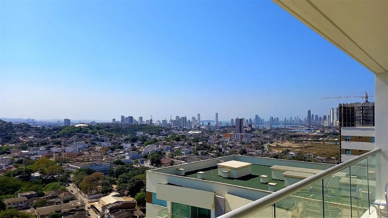 P18 2Bd 2Ba Brand New! 8 Blocks To Old City Steps To The Beach Cartagena Apartment