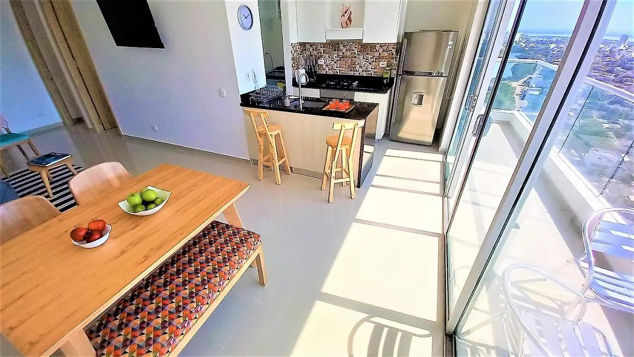 Apartment P18 2Bd 2Ba Brand New! 8 Blocks To Old City Steps To The Beach Cartagena