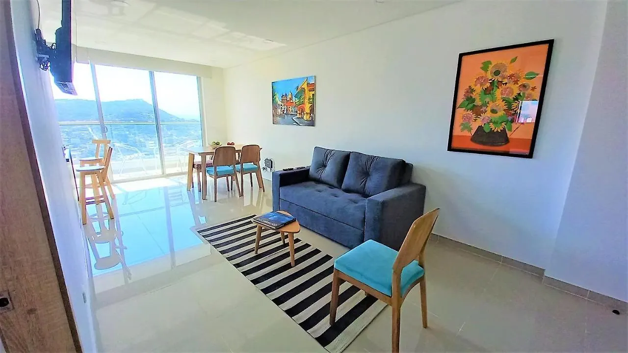 P18 2Bd 2Ba Brand New! 8 Blocks To Old City Steps To The Beach Cartagena Colombia